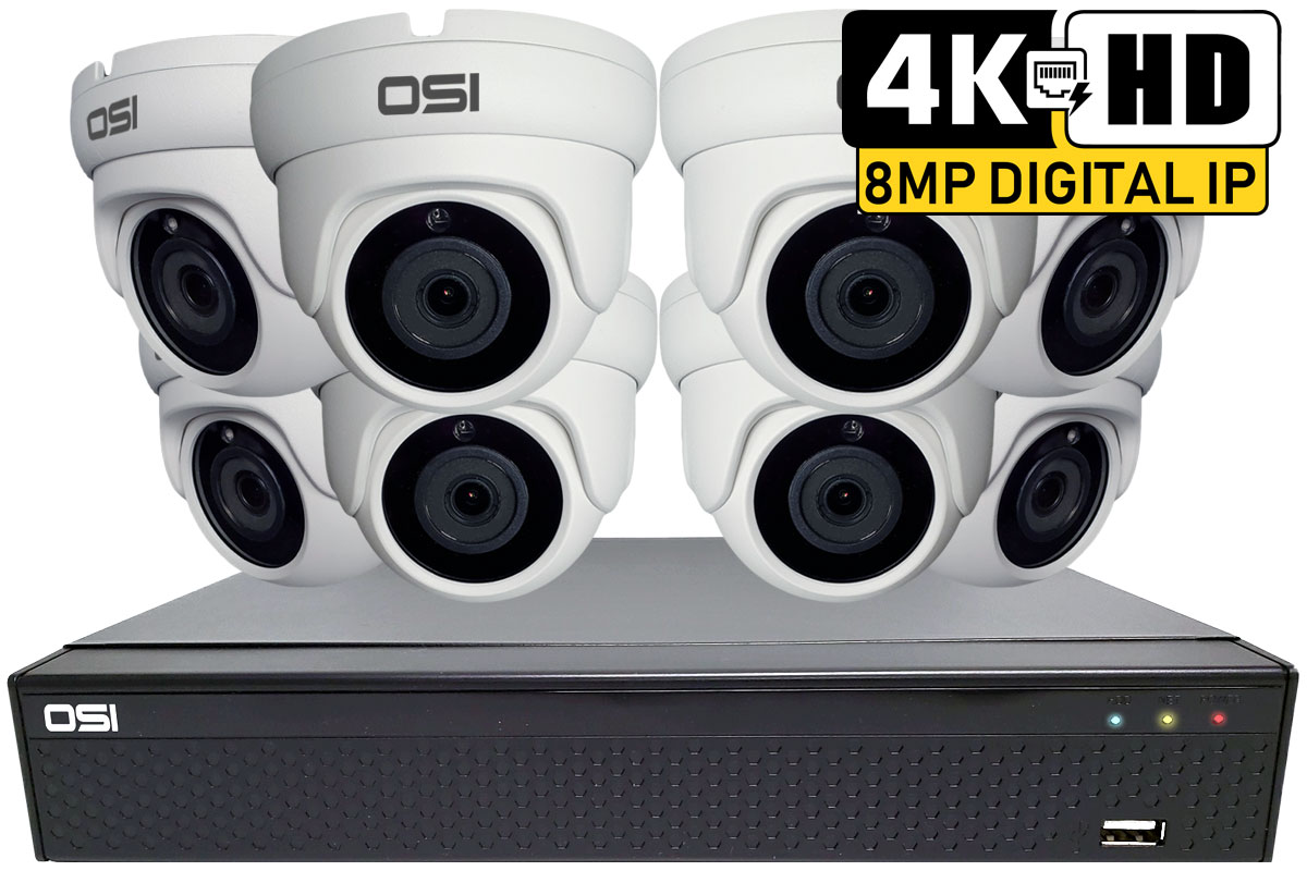 8-Camera 4K IP Kit with 4TB Hard Drive installed Questions & Answers