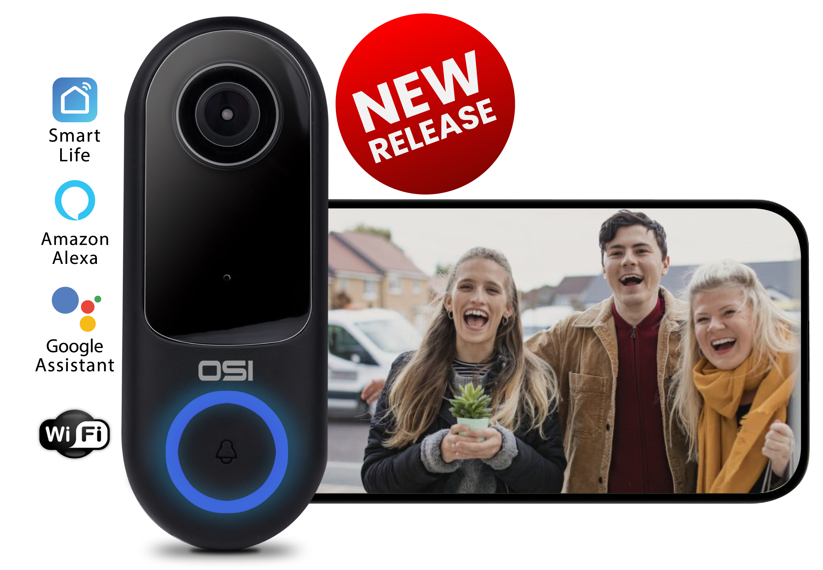 Is it possible to integrate an OSI Smart Wi-Fi Video Doorbell Camera with the Smart Wi-Fi Alarm System (Gen 2)?